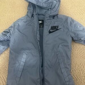 Nike Kids Silver Puffer Jacket